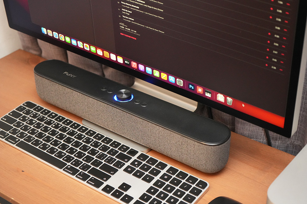 音質超乎想像！FUNY 「Let me fun Soundbar」 藍牙劇院音響開箱使用分享