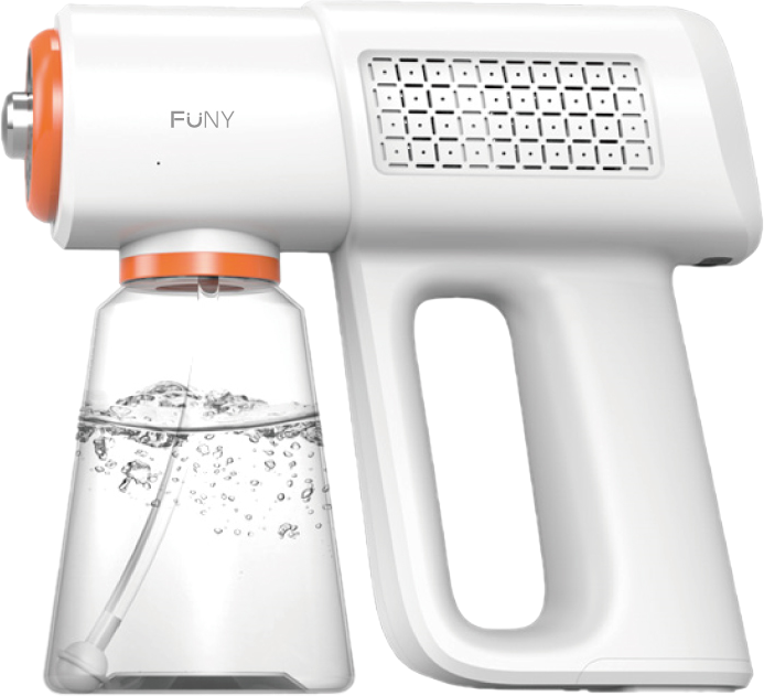 FUNY奈米級霧化消毒槍強勢上市 富佳泰提供3200萬富邦產品責任險